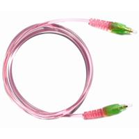 

Audio 2000s ADC2506LP 6.7'x4mm One Toslink Plug to One Toslink Plug Transparent Optical-Fiber Cable, Lite Pink