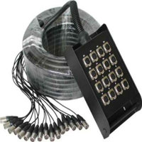 

Audio 2000s ADC2706 Premium Stage Box with 12 XLR Female Jacks to 66'x15.5mm 12 XLR Male Mutiple Stage Cable