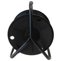 

Audio 2000s ADC2716B Cable Reel with Black Steel Frame + Black Plastic Cable Drum, 330' of 6mm Cable Capacity