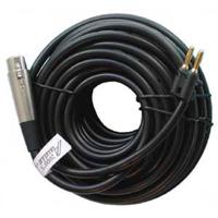 

Audio 2000s 25' (7.62m) Banana to XLR Female Speaker Cable, 16AWG