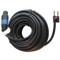

Audio 2000s 50' (15.24m) 2-Pin speakON Male to Banana Speaker Cable, 14AWG