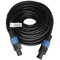 

Audio 2000s 100' (30.48m) 2-Pin speakON Male to 2-Pin speakON Male Speaker Cable, 12AWG