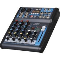

Audio 2000s AMX7321 Professional 4-Channel Audio Mixer with USB, Bluetooth Interface and DSP Sound Effects Processor
