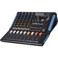 

Audio 2000s AMX7332 Professional 6-Channel Audio Mixer with USB, Bluetooth Interface and 32-Bit/24-Bit AD-DA Converter DSP Sound-Effects Processor