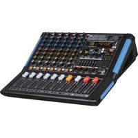 

Audio 2000s AMX7333 Professional 8-Channel Audio Mixer with USB, Bluetooth Interface and 32-Bit/24-Bit AD-DA Converter DSP Sound-Effects Processor