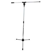 

Audio 2000s Floor Tripod Microphone Stand with Boom, 37"-63" Height, Chrome