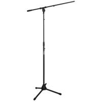 

Audio 2000s Floor Tripod Microphone Stand with Boom, 37"-63" Height, Black