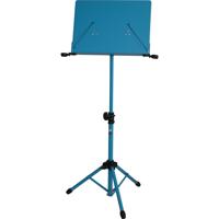 

Audio 2000s Premium Conductor Sheet Music Stand with Tripod Base and Book Plate (No Holes), Blue