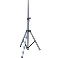 

Audio 2000s Silver Speaker Stand with Metal Leg Housing, 44"-77" Height, Supports 110 Lbs