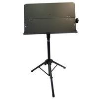 

Audio 2000s Portable Metal Sheet Music Stand with Carrying Bag, 19x12" Book Plate without Holes