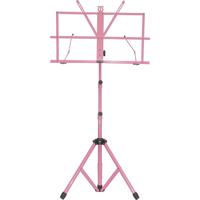 

Audio 2000s Portable Sheet Music Stand with Heavy-Duty Carrying Pouch, Pink