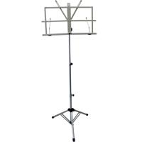

Audio 2000s Portable Sheet Music Stand with Heavy-Duty Carrying Pouch, Silver