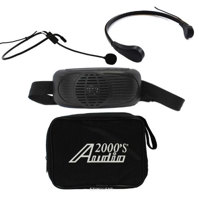 

Audio 2000s AWP6202 7W Waist-Band PA System with Built-In Amplifier & Speaker, Includes Headset Microphone, Black