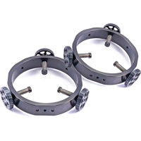

Baader Planetarium Guidescope Ring BP I with Large Knobs and Ball Bearing Tips for 60- 120mm Tube Diameter Telescopes, 2 Pack