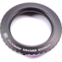 

Baader Planetarium Pentax M84 to Zeiss M68 Adapter for Ultrashort 2" Clamp Onto Pentax OTA