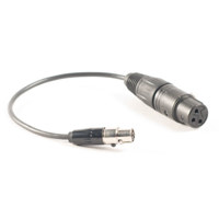 

Anchor Audio 6000-XLR Miniature 4-pin XLR to Standard Female XLR Cable Adapter for WB-6000 Transmitter