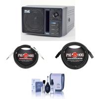 

Anchor Audio AN-1000X+ Powered 2-Way Portable Speaker Monitor with Cable Bundle & Cleaning Kit