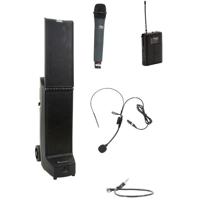 

Anchor Audio Bigfoot Line Array Dual Wireless Basic Package with WH-8000 Handheld Mic & HBM-TA4F Headband Mic