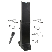 

Anchor Audio Bigfoot 2 Quad Wireless Package with 1x WH-LINK Handheld Mic, 3x HBM-LINK Headband Mic & 3x LM-LINK Lapel Mic
