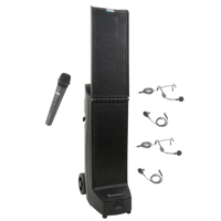 

Anchor Audio Bigfoot 2 Triple Wireless Package with 1x WH-LINK Handheld Mic, 2x HBM-LINK Headband Mic & 2x LM-LINK Lapel Mic