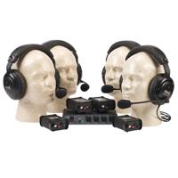 

Anchor Audio COM-40FC/C PortaCom Wired Intercom Package with Foam Insert Case, Includes BP-200 Belt Packs and Choice of H-200 or H-200S Headsets