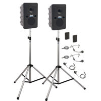

Anchor Audio Go Getter 2 Wireless Deluxe AIR Package 2 with GG2-AIR Companion Speaker, 2x HBM-LINK Headband Mic & 2x LM-LINK Lapel Mic