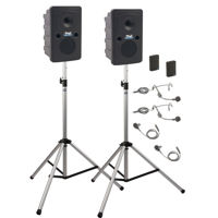 

Anchor Audio Go Getter 2 Wireless Deluxe Package 2 with GG2-U2, GG2-COMP Companion Speaker, 2x HBM-LINK Headband Mic & 2x LM-LINK Lapel Mic