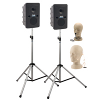 

Anchor Audio Go Getter Dual Wireless Deluxe Package with GG-8001 Speaker, EM-TA4F Ultralite Single-Ear Mic & CM-60 Collar Mic