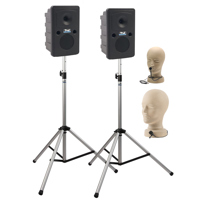 

Anchor Audio Go Getter Dual Wireless Deluxe Package with GG-8001 Companion Speaker, CM-60 Collar Mic & LM-60 Lapel Mic