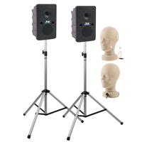 

Anchor Audio Go Getter Dual Wireless Deluxe Package with GG-8001 Companion Speaker, EM-TA4F Ultralite Single-Ear Mic & LM-60 Lapel Mic