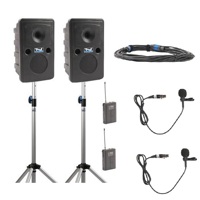 

Anchor Audio Go Getter Dual Wireless Deluxe Package with GG-8001 Companion Speaker & 2x LM-60 Lapel Mic