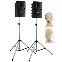 

Anchor Audio Liberty Dual Wireless Basic Package, AC Only, with HBM-TA4F Headband Mic & EM-TA4F Ultralite Single-Ear Mic