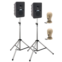 

Anchor Audio Liberty Dual Wireless Deluxe Package, AC Only, with LIB-8001 Companion Speaker & 2x CM-60 Collar Mic