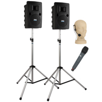 

Anchor Audio Liberty Dual Wireless Deluxe AIR Package with LIB-AIR Companion Speaker, WH-8000 Handheld Mic & HBM-TA4F Headband Mic