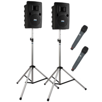 

Anchor Audio Liberty Dual Wireless Deluxe AIR Package with LIB-AIR Companion Speaker & 2x WH-8000 Handheld Mic