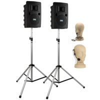 

Anchor Audio Liberty Dual Wireless Deluxe AIR Package with LIB-AIR Companion Speaker, CM-60 Collar Mic & HBM-TA4F Headband Mic