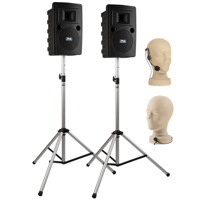 

Anchor Audio Liberty Dual Wireless Deluxe AIR Package with LIB-AIR Companion Speaker, HBM-TA4F Headband Mic & LM-60 Lapel Mic