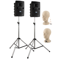 

Anchor Audio Liberty Dual Wireless Deluxe AIR Package with LIB-AIR Speaker, EM-TA4F Ultralite Single-Ear Mic & LM-60 Lapel Mic