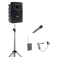 

Anchor Audio Liberty Platinum Dual Wireless Basic Package with WH-8000 Handheld Mic & LM-60 Lapel Mic