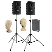 

Anchor Audio Liberty 2 Wireless Deluxe AIR Package 1 with LIB2-AIR Speaker & WB-LINK Tx with Attached Headband & Lapel Mics