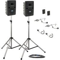 

Anchor Audio Liberty 2 Wireless Deluxe Package 2 with LIB2-COMP Speaker, 2x HBM-LINK Headband Mic & 2x LM-LINK Lapel Mic