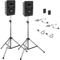 

Anchor Audio Liberty 2 Wireless Deluxe AIR Package 2 with LIB2-AIR Speaker, 2x HBM-LINK Headband Mic & 2x LM-LINK Lapel Mic