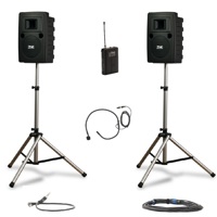 

Anchor Audio Liberty Platinum Wireless Deluxe Package, AC Only, with LIB-8001 Companion Speaker & CM-60 Collar Mic