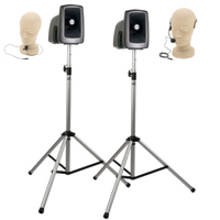 

Anchor Audio MegaVox 2 Wireless Deluxe AIR Package 2 with MEGA2-AIR Companion Speaker, WH-LINK Handheld Mic, HBM-LINK Headband Mic & LM-LINK Lapel Mic
