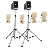 

Anchor Audio MegaVox 2 Wireless Deluxe Package 2 with MEGA2-COMP Speaker, 2x HBM-LINK Headband Mic & 2x LM-LINK Lapel Mic