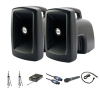 

Anchor Audio MEGA-7500U2 MegaVox Pro with 2 Wireless Receiver, MEGA-7501 Companion Speaker, WH-6000 Handheld & CM-60 Collar Mic