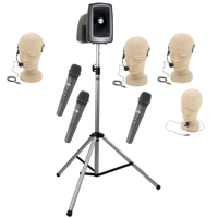 

Anchor Audio MegaVox 2 Wireless Basic Package 4 with 3x WH-LINK Handheld Mic, 1x HBM-LINK Headband Mic & 1x LM-LINK Lapel Mic