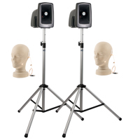 

Anchor Audio MegaVox Dual Wireless Deluxe AIR Package with MEGA-AIR Companion Speaker & 2x EM-TA4F Ultralite Earworn Mic