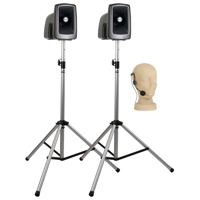 

Anchor Audio MegaVox Wireless Deluxe AIR Package with MEGA-AIR Companion Speaker & HBM-TA4F Headband Mic