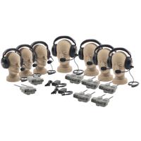 

Anchor Audio PRO-570 ProLink Seven User Wireless Package with 7x H-2000 Dual Muff Headsets and 1x Sturdy Cardboard Carrying Case